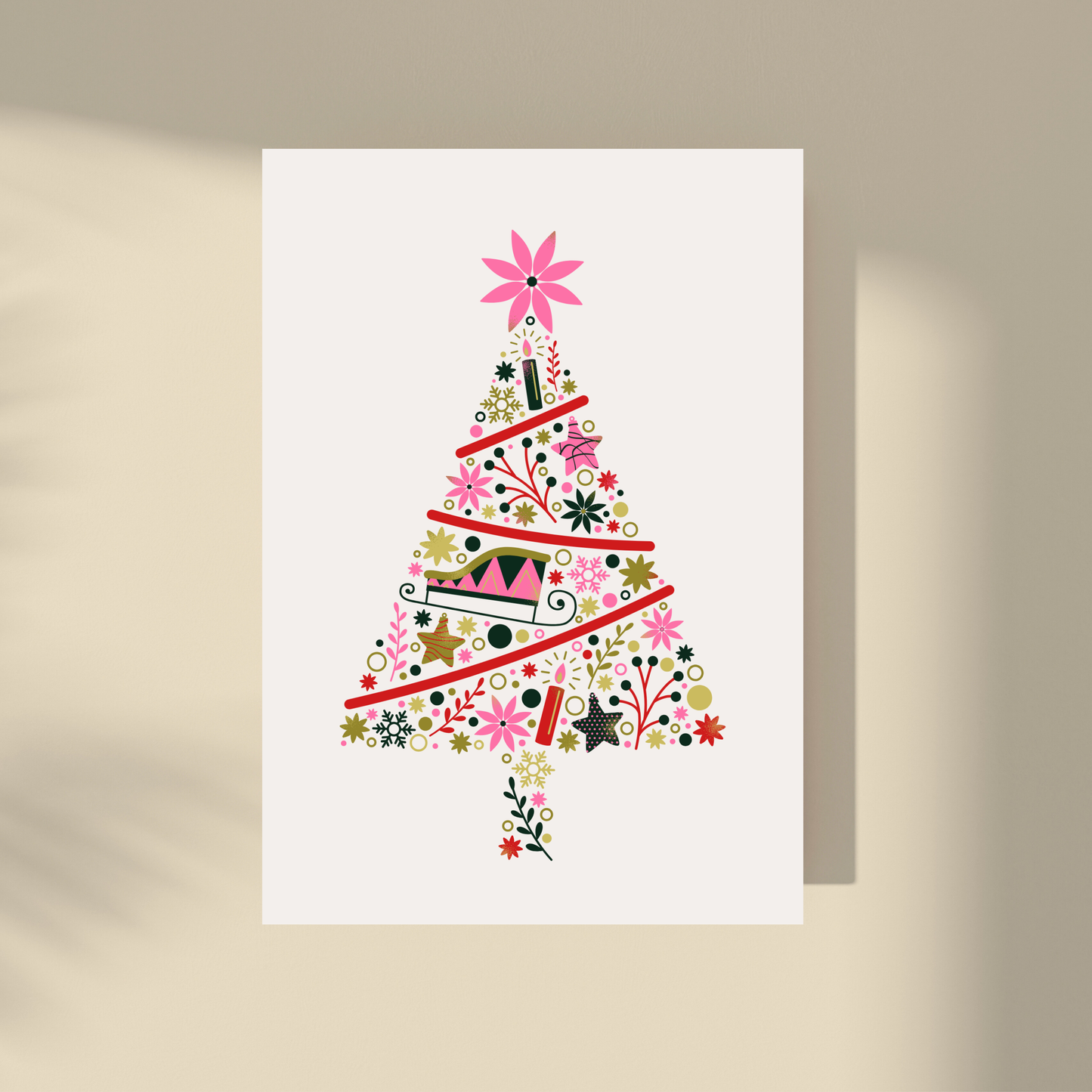 Hey, It's Christmas - Pink Christmas Tree