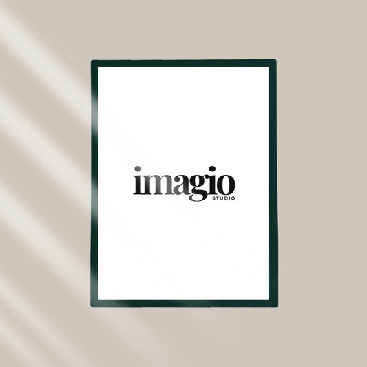 Ram drvo/staklo - Tamno zeleni - više dimenzija