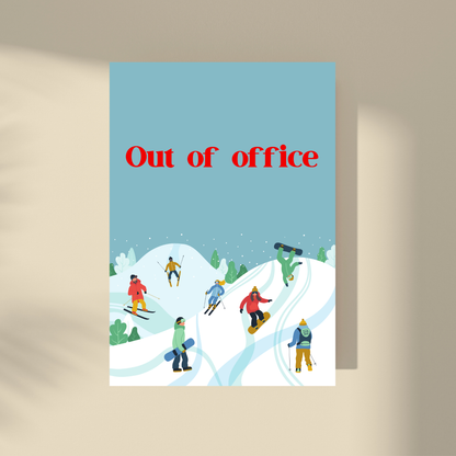 Out of Office & Skis - Duo Set 30x40cm/50x70cm