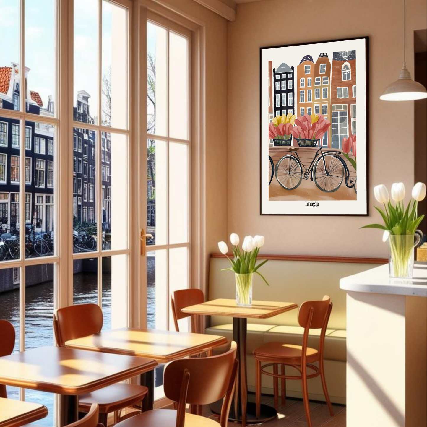 Tulips, Houses and Bicycles. #AMS