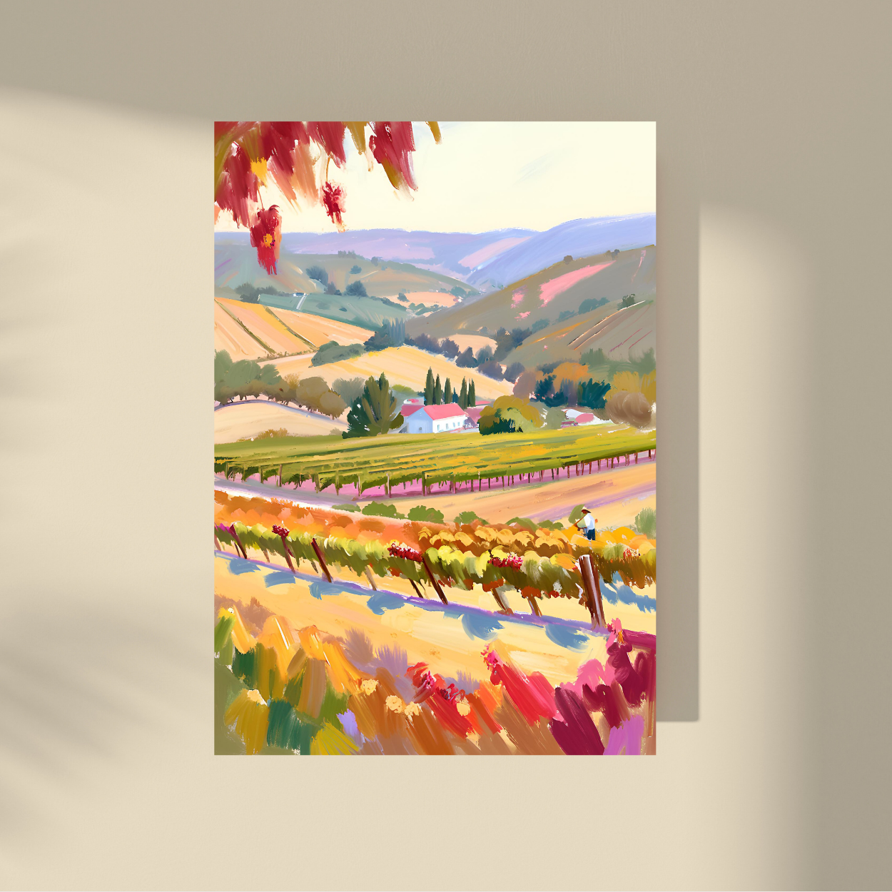 Winery in Autumn - Winery Panorama #7