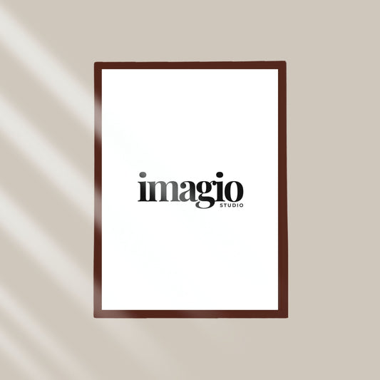 NOVO Ram drvo/staklo - Orah - više dimenzija