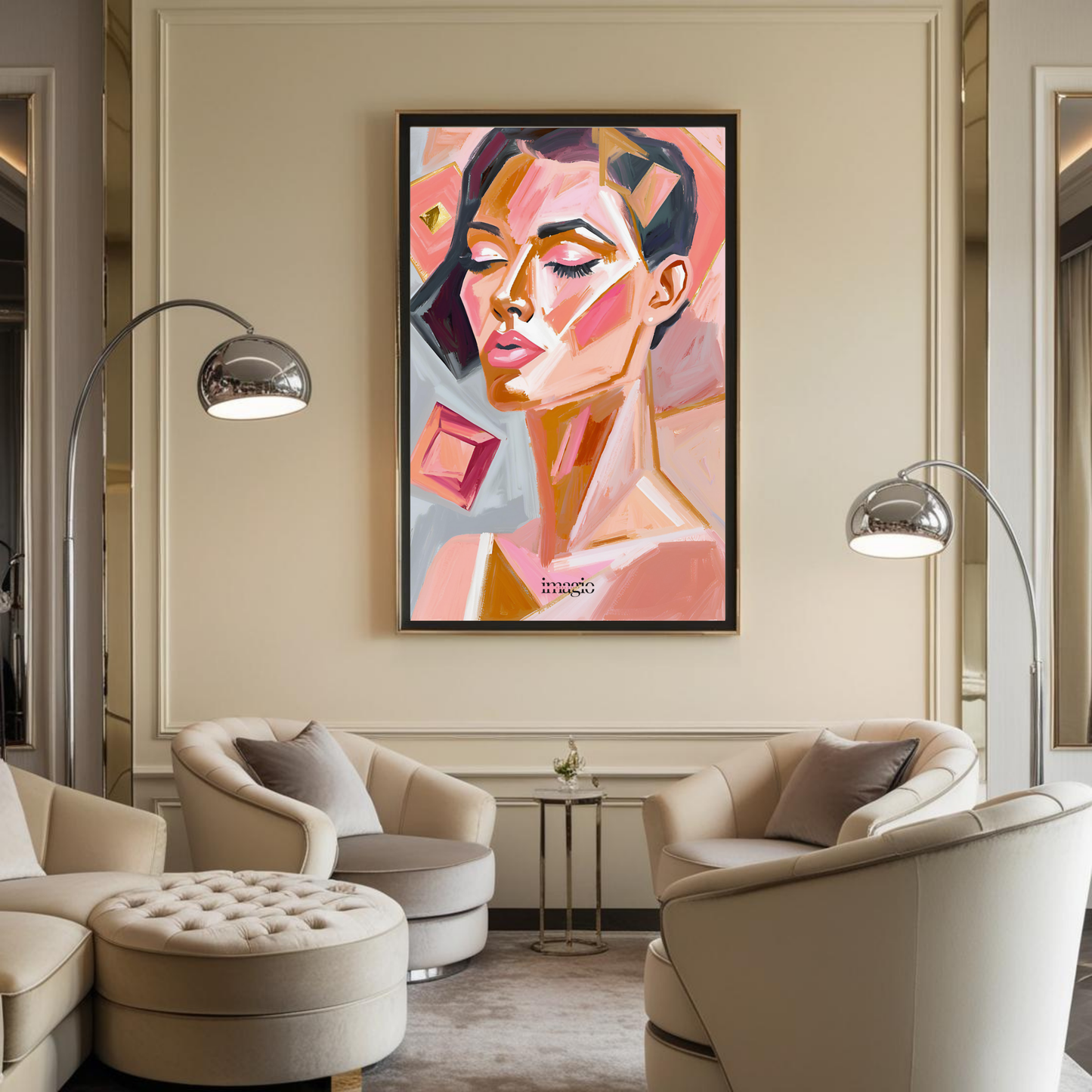 Signature Portrait - Lady Rose Gold