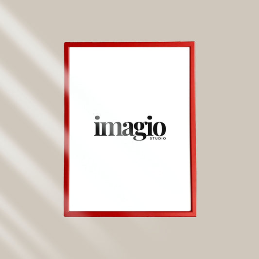 Ram drvo/staklo - Crveni - više dimenzija