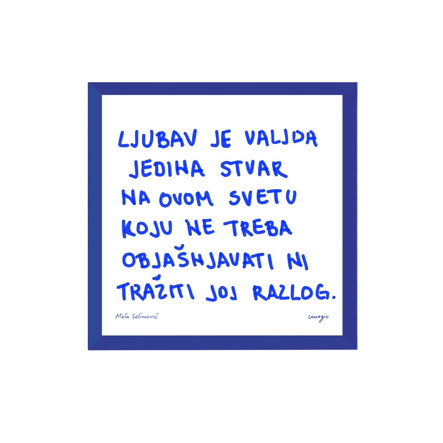 Miniature - The Script - Meša Selimović "Ljubav je valjda jedina stvar..."