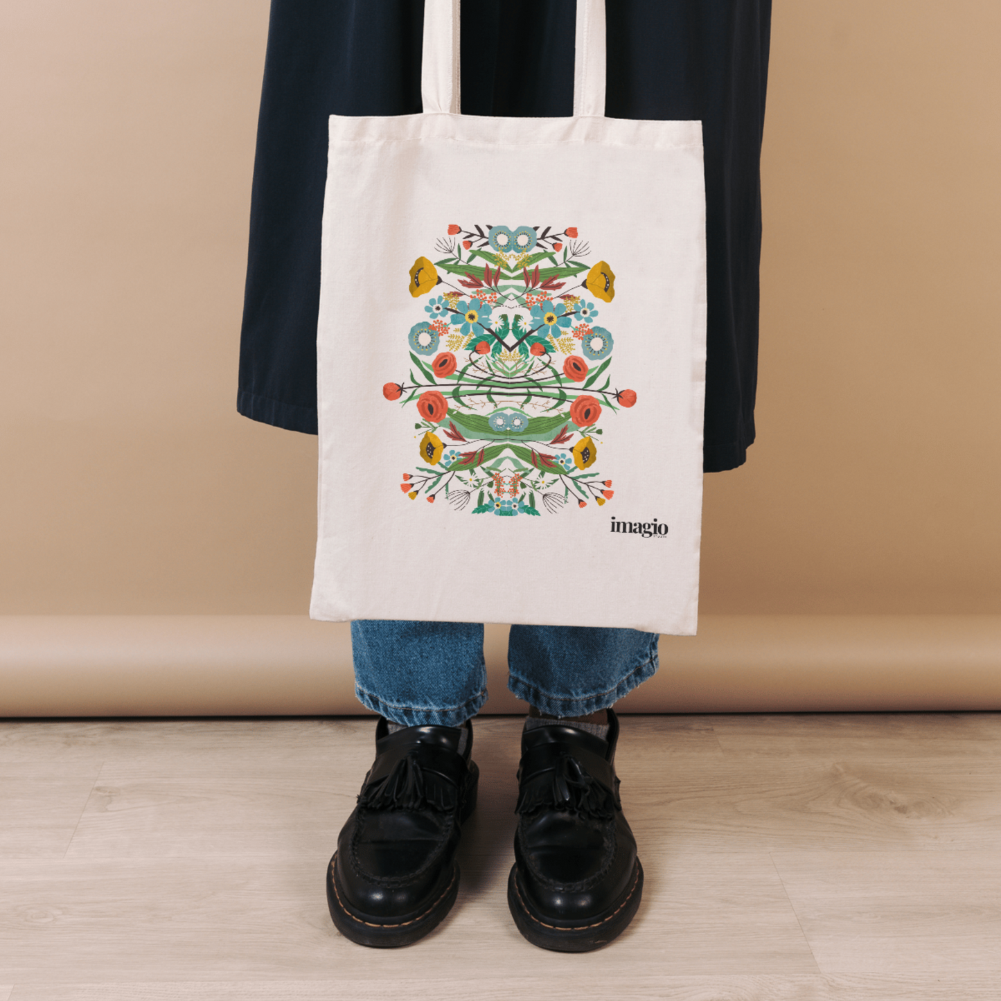 Tote: Abstract Flowers