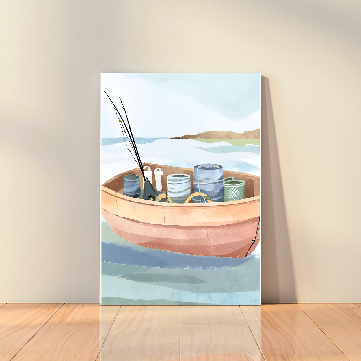 Canvas - Fisherman's Boat