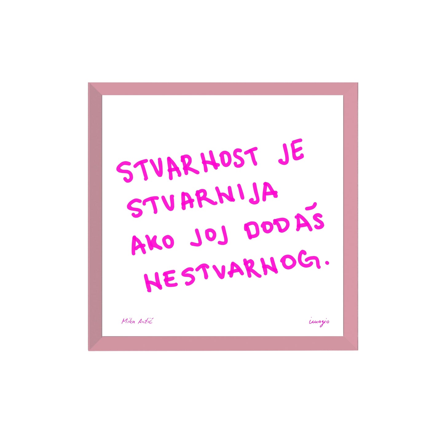 Miniature - The Script - Mika Antić "Stvarnost je stvarnija ako joj dodaš malo nestvarnog"