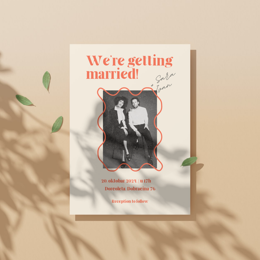 We're getting married! - Beige