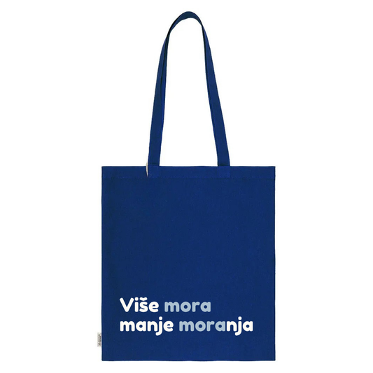 Tote Bag - Više mora manje moranja - Navy