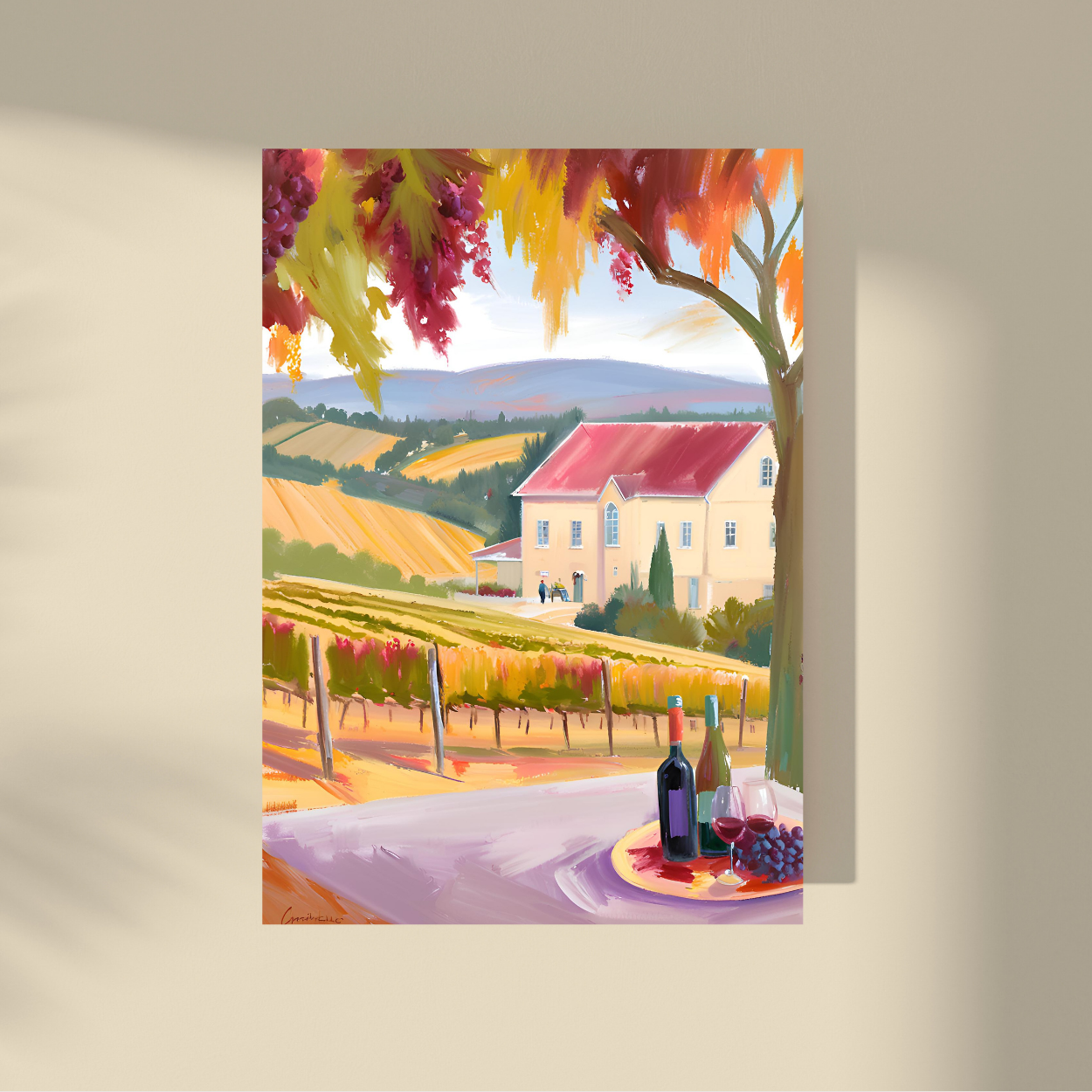 Winery in Autumn - Winery Panorama #6