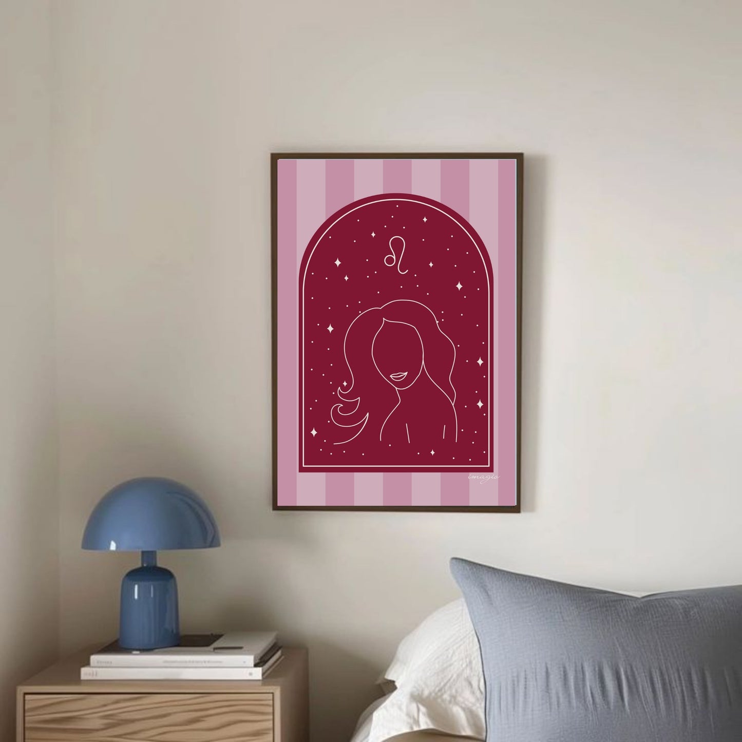 Leo Poster - Told by the Stars