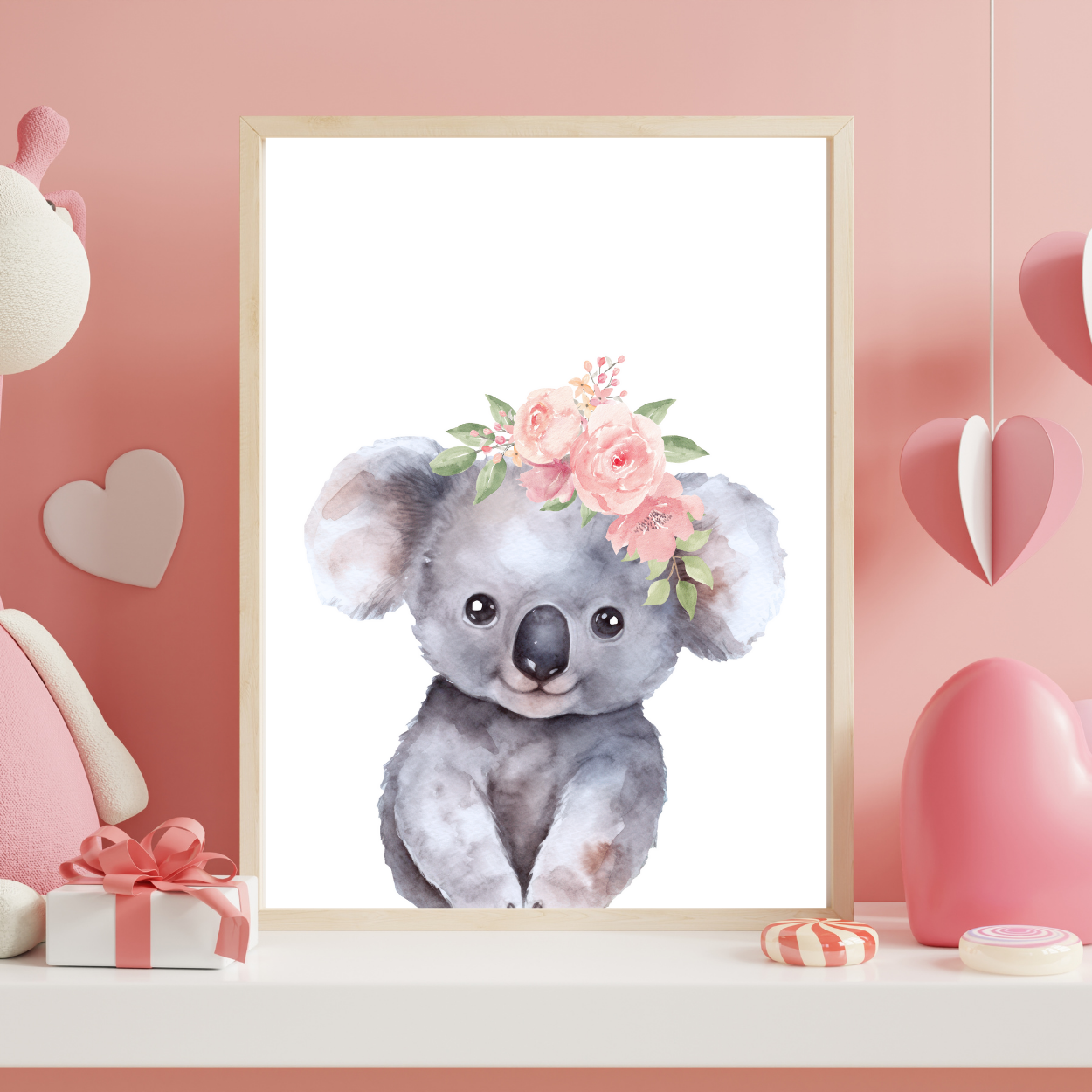 Watercolor roses - Koala