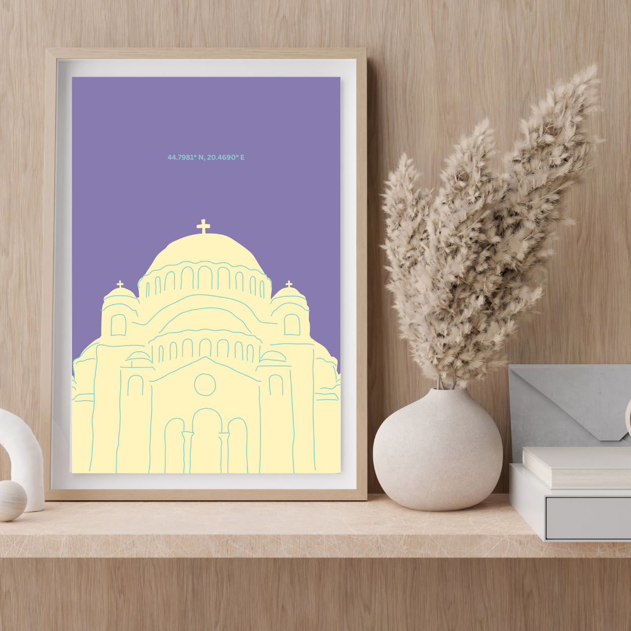 Temple of Saint Sava - Pastel No.1