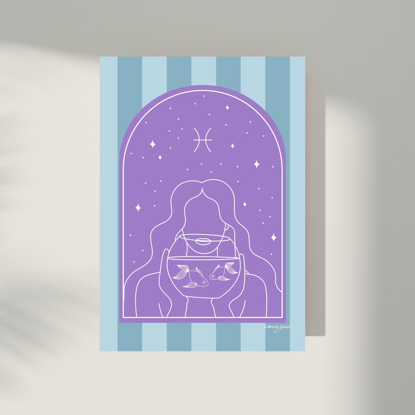 Pisces Poster - Told by the Stars