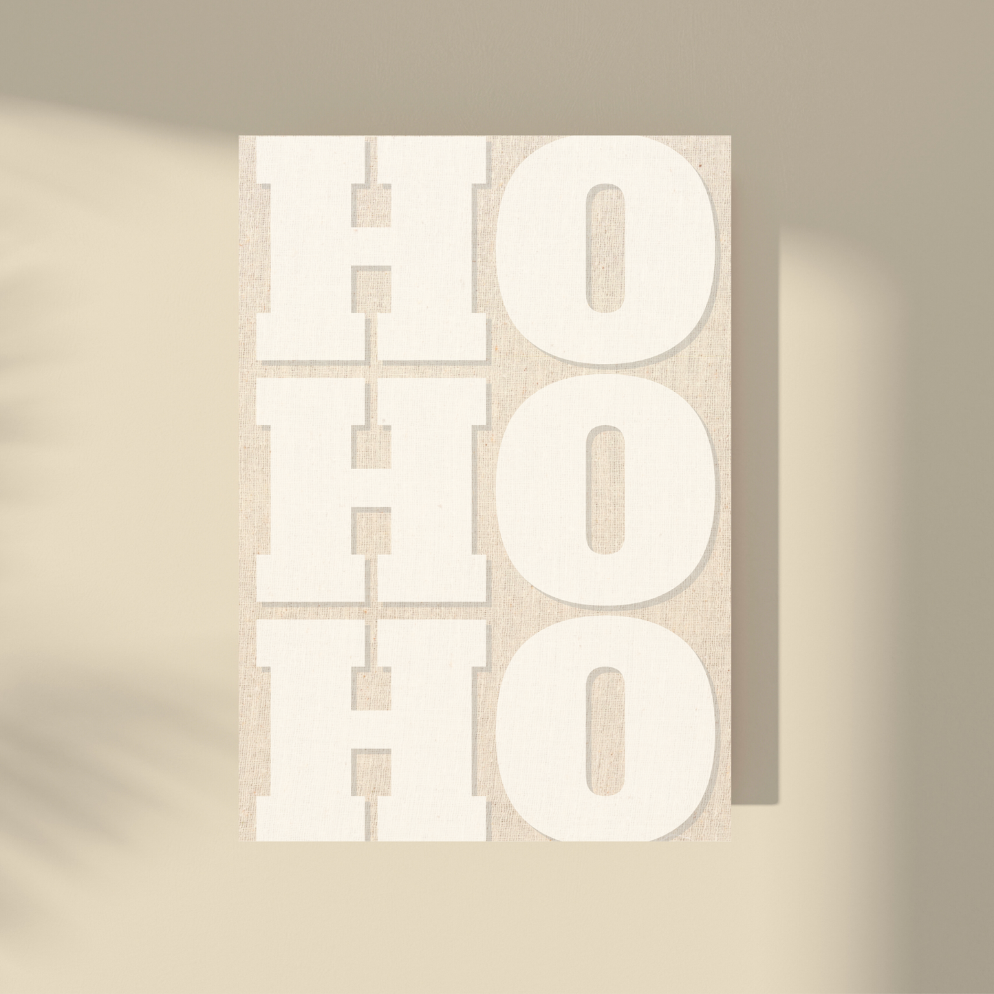 Hey, It's Christmas - White&Beige Ho,Ho,Ho!