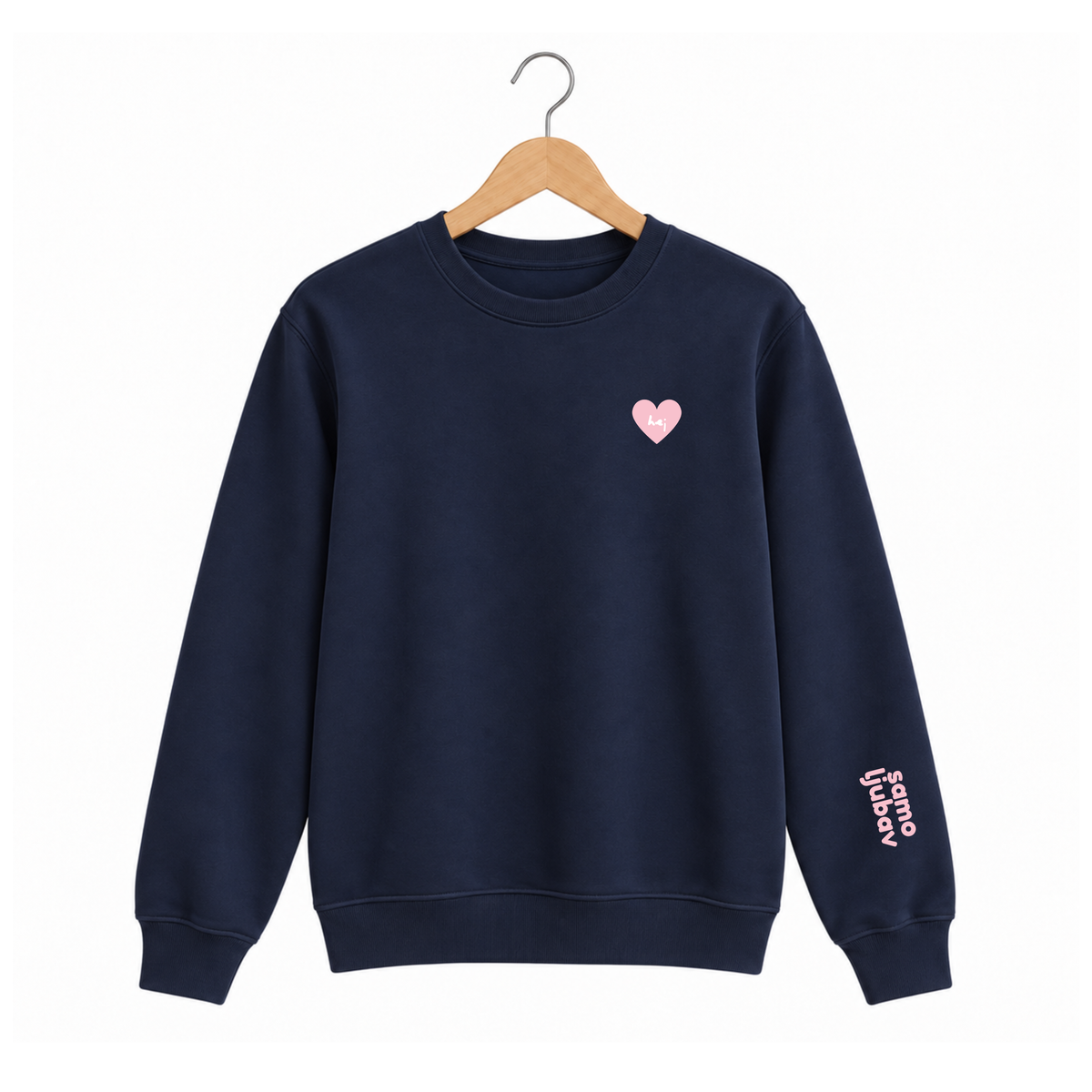 Navy sweatshirt - Samo ljubav