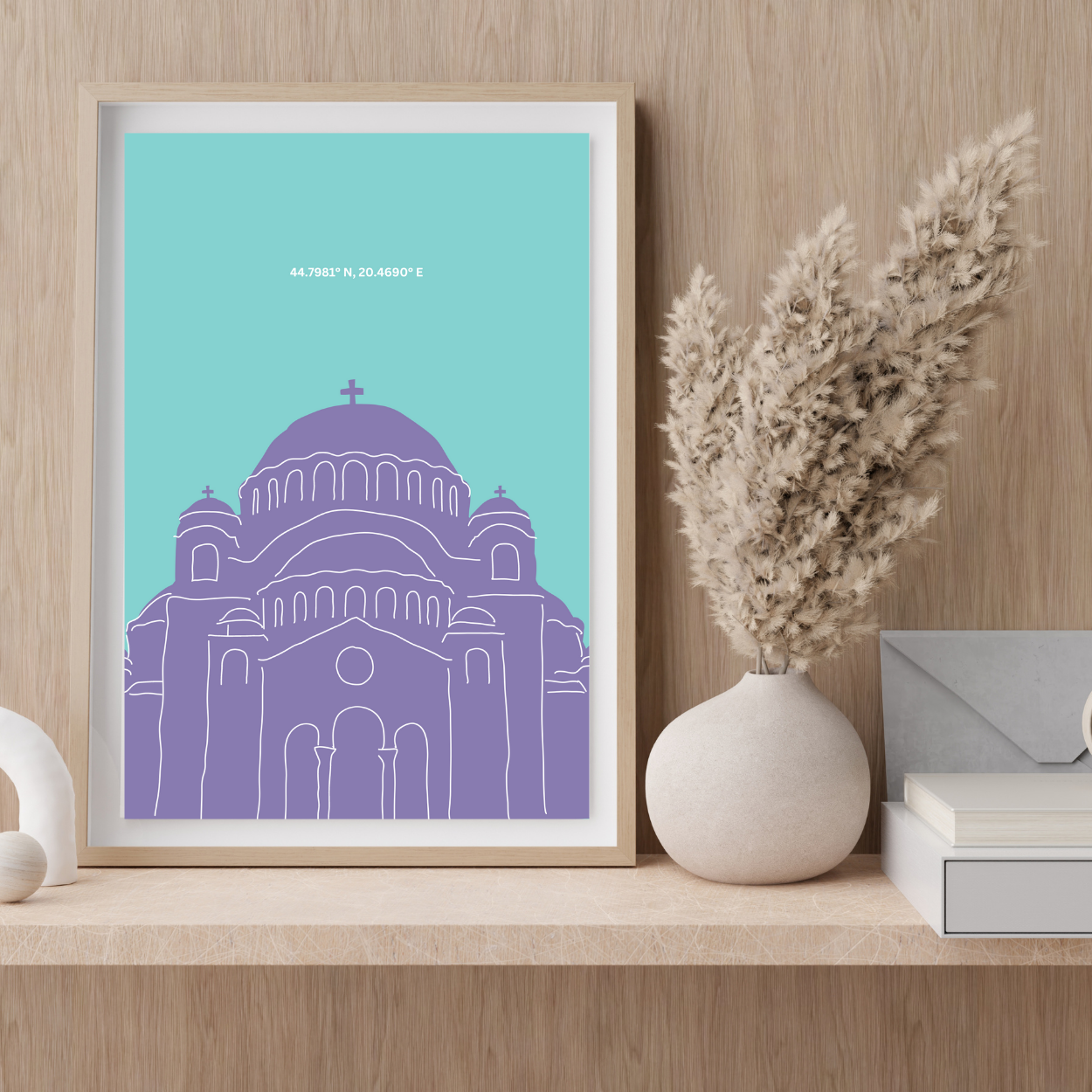 Temple of Saint Sava - Pastel No.2