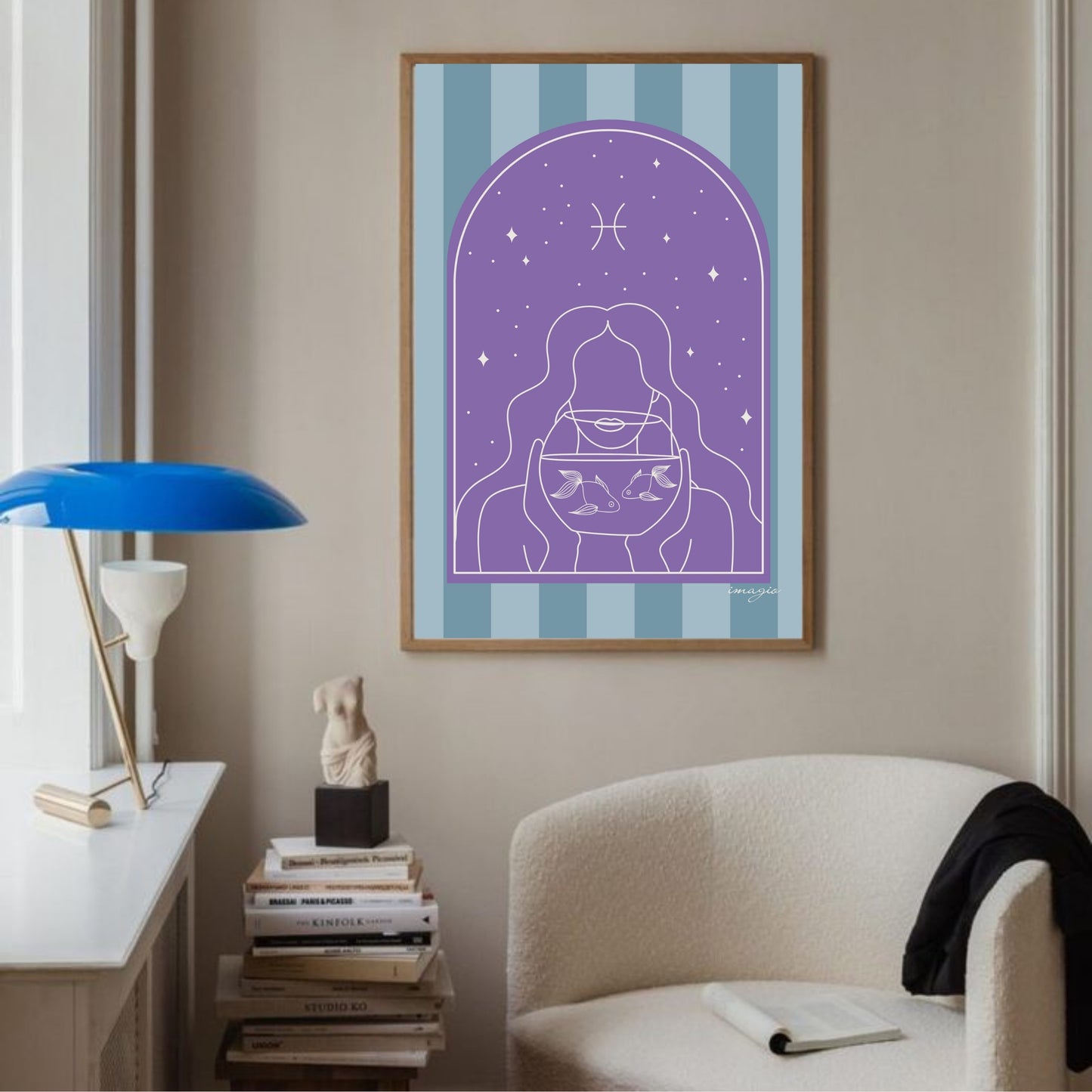 Pisces Poster - Told by the Stars