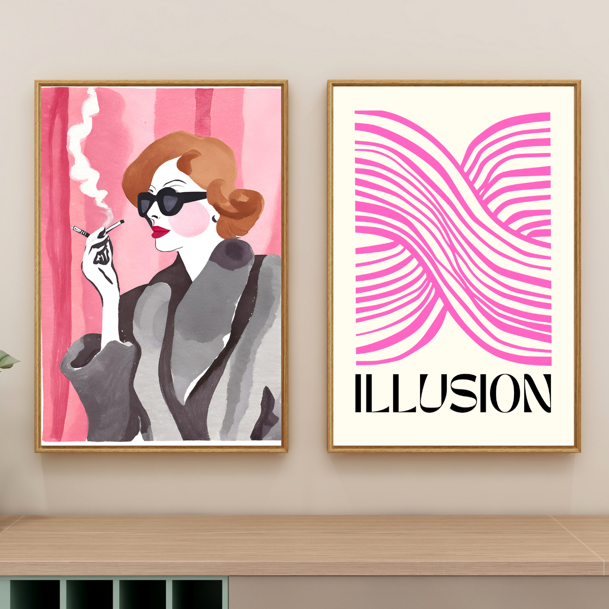 Abstract - Pink Illusion