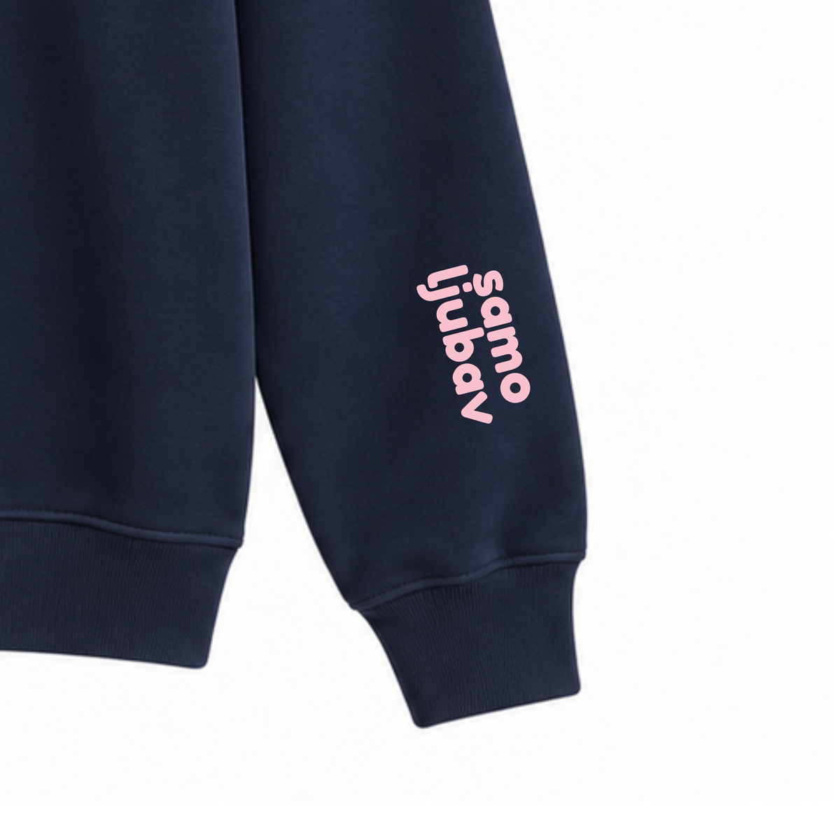 Navy sweatshirt - Samo ljubav