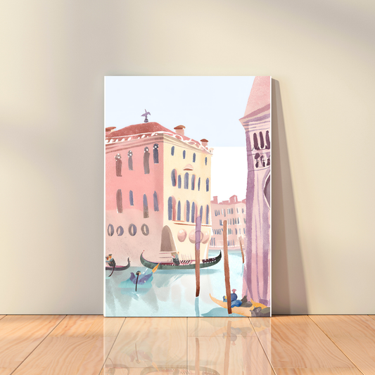 Canvas - Venice: Pastel