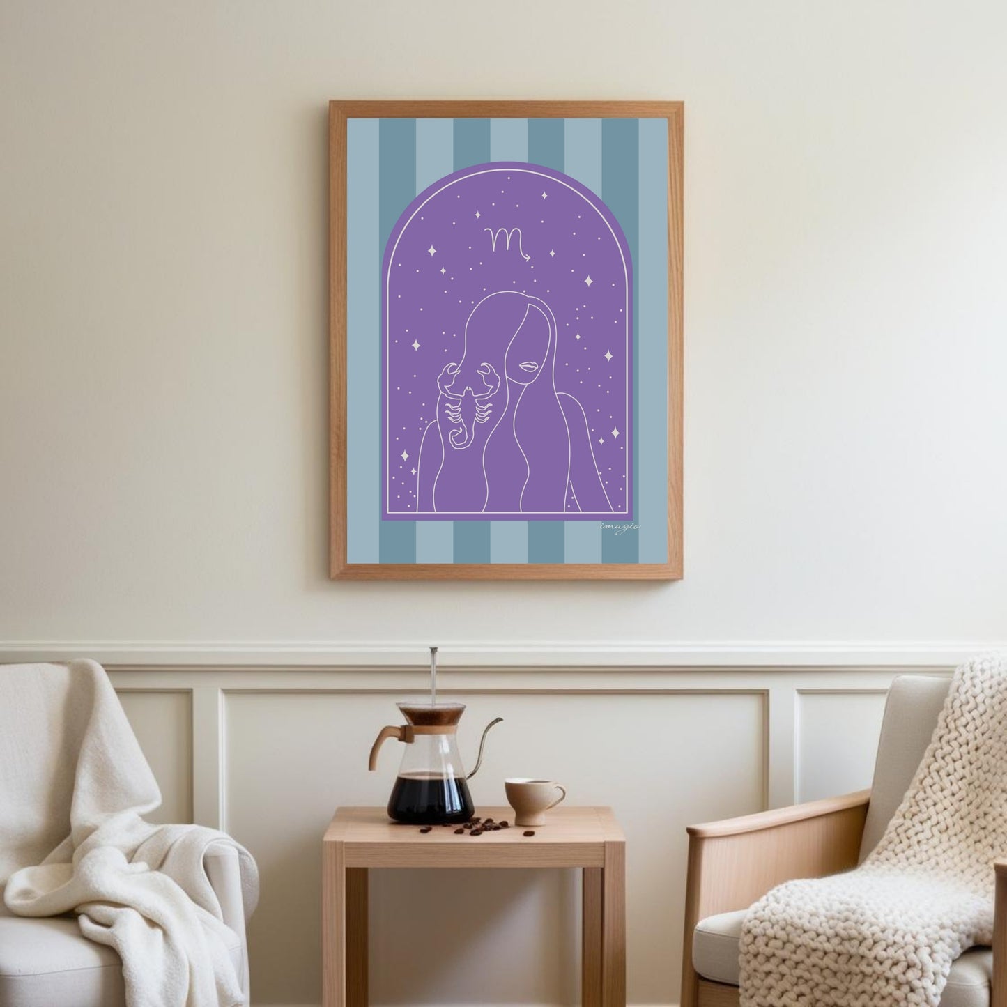 Scorpio Poster - Told by the Stars