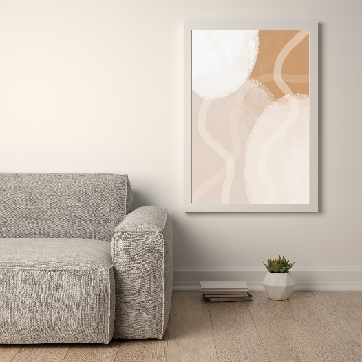 Abstract Art - Warm Beige