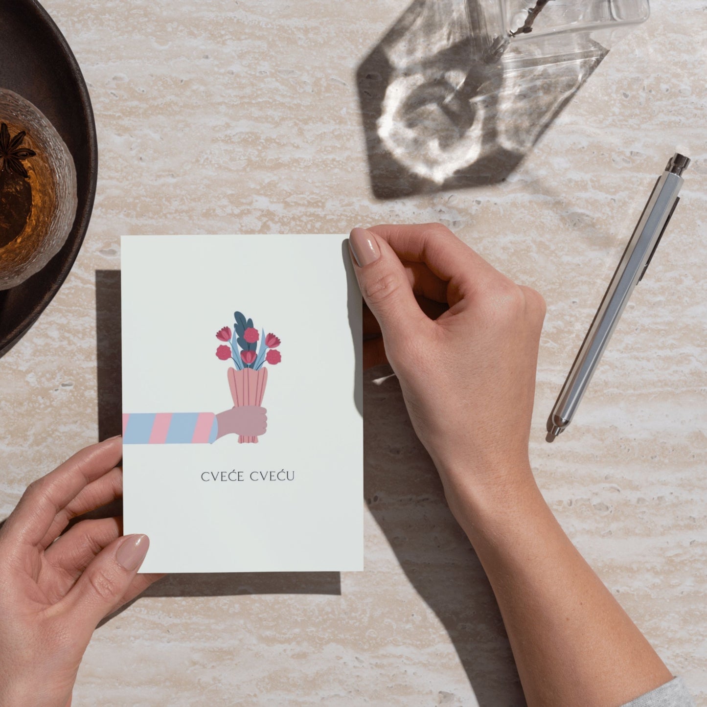 Čestitka - Cveće cveću