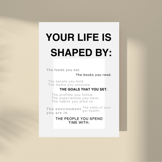 Your Life Is Shaped By...