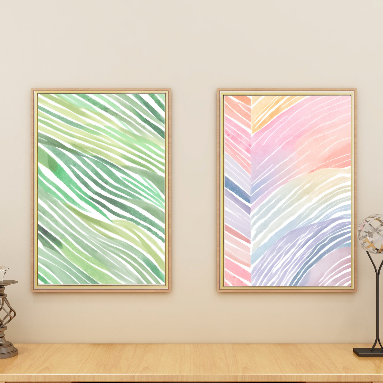 Abstract Colorful Pastel