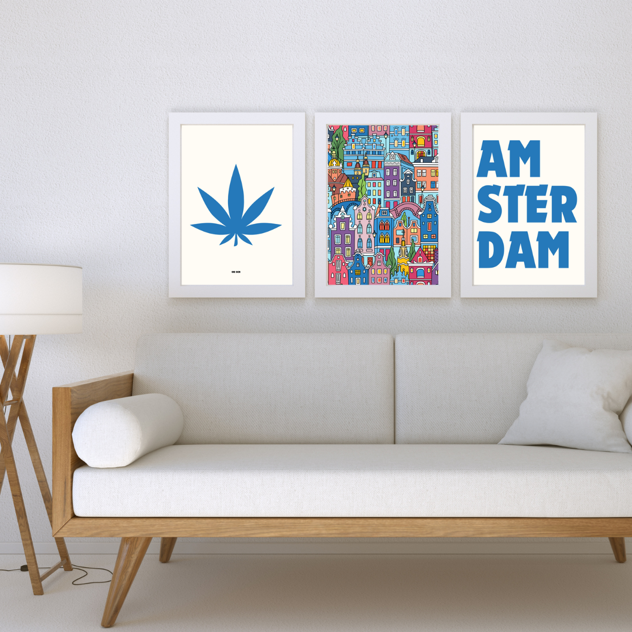 Marijuana Leaf - Blue