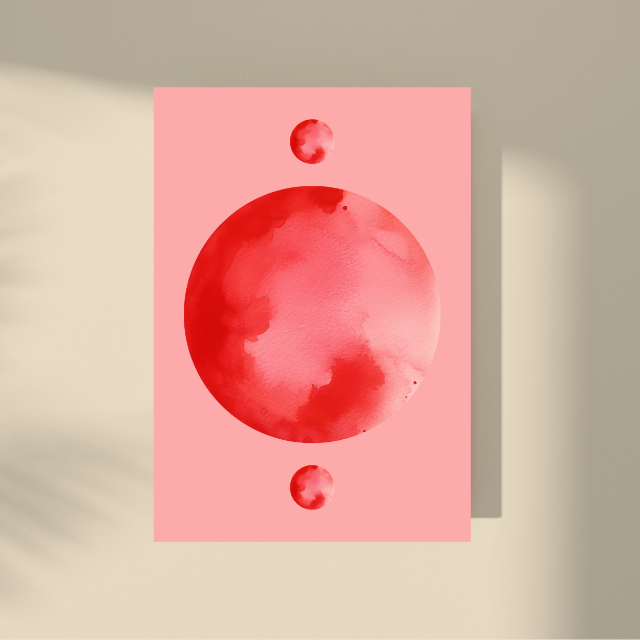 Abstract Red Circle