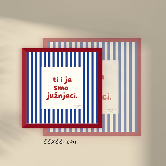 Miniature - Ti i ja smo južnjaci - Red Frame