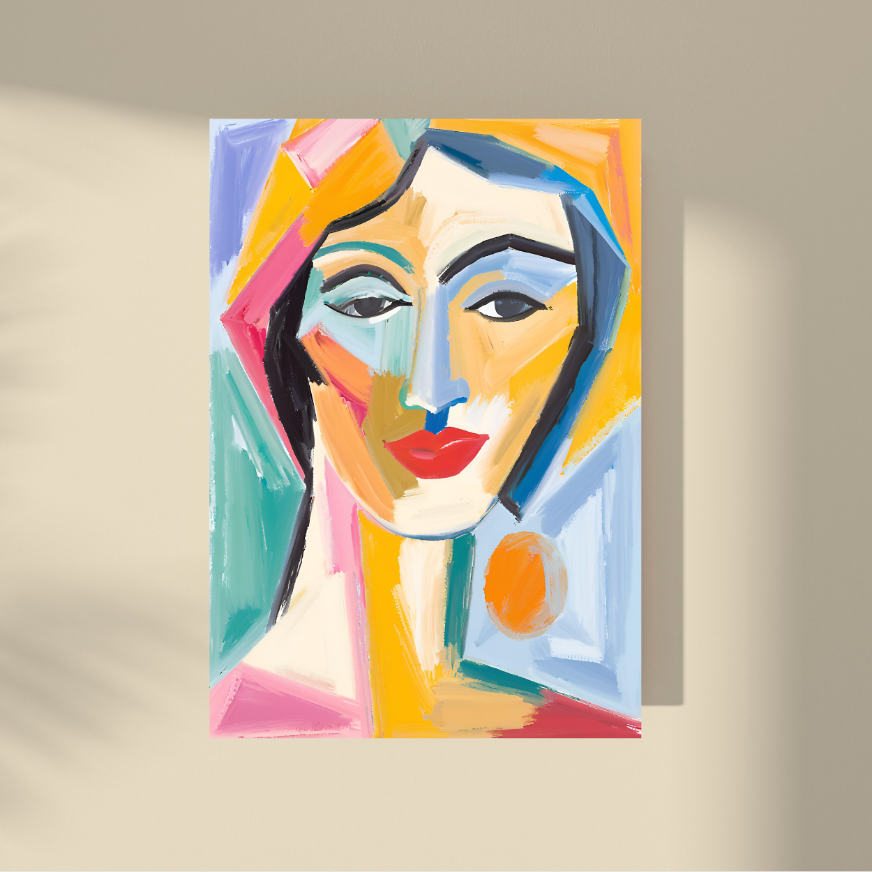 Lost Between Cubism and Surrealism - Abstract Beauty, Woman Portrait #6