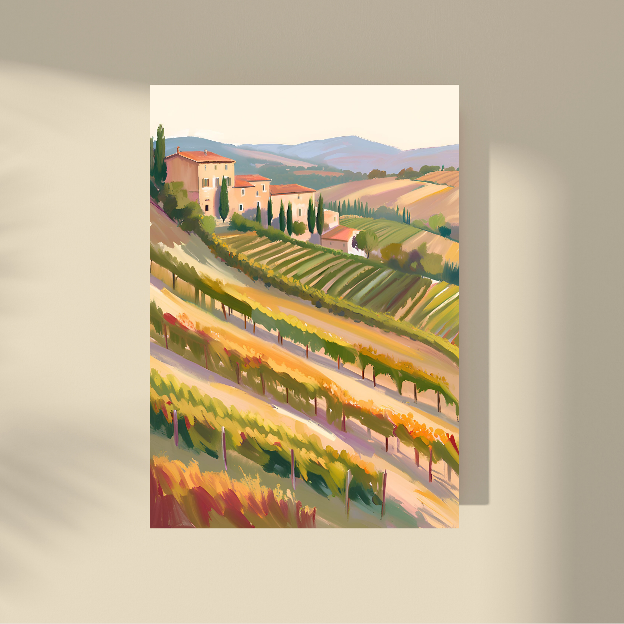 Winery in Autumn - Winery Panorama #2, Tuscany