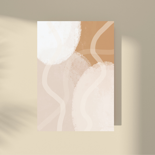 Abstract Art - Warm Beige