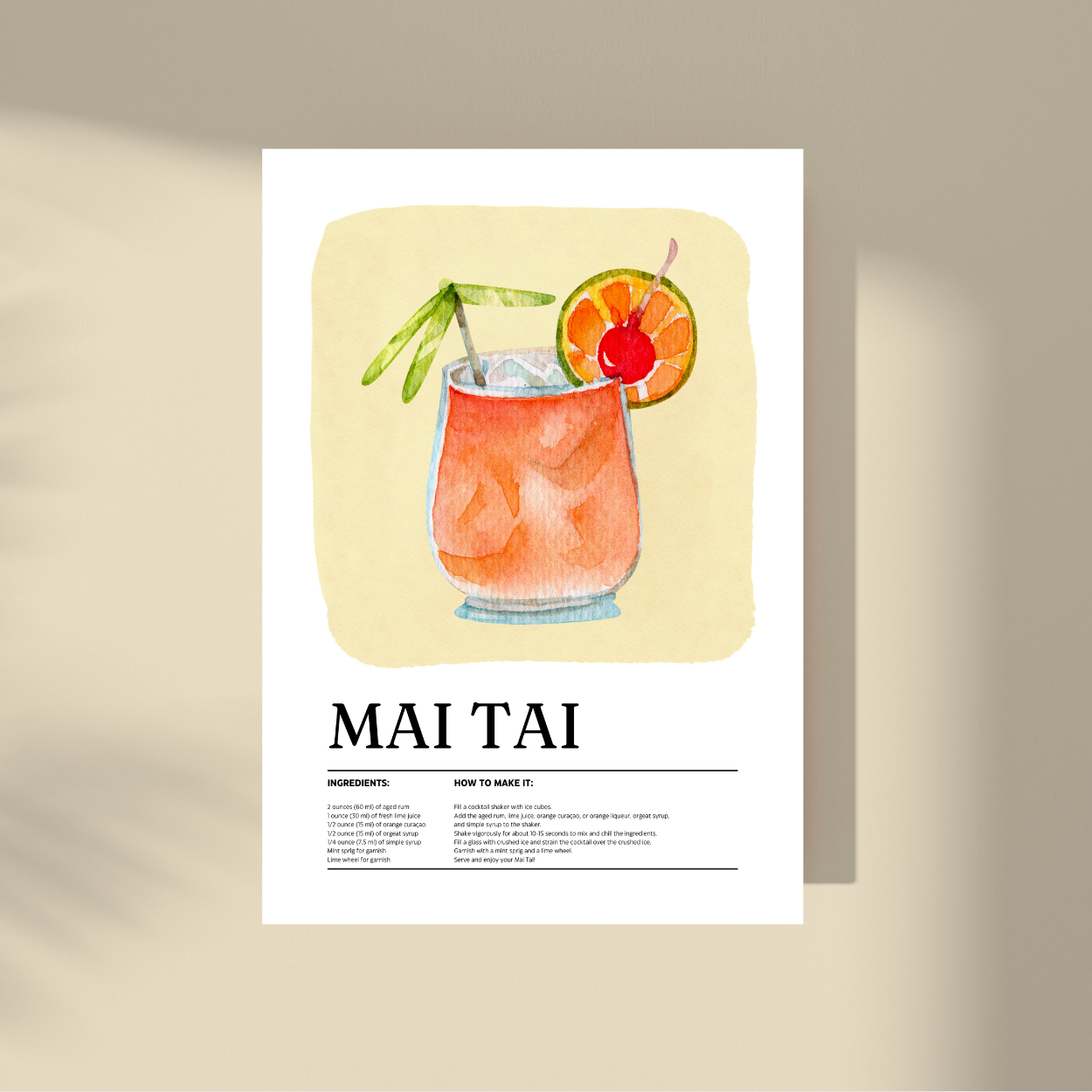 Mai Tai cocktail