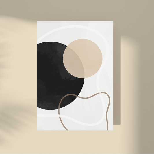 Abstract shapes No.3 - cold beige