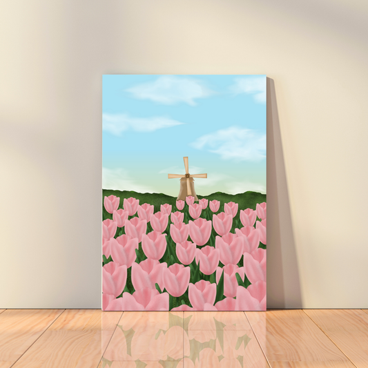 Canvas - Pink Tulips