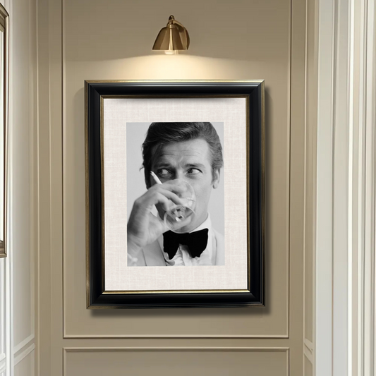 Charm and Style – James Bond Photograph, Framed Art 37.5x47.5 cm