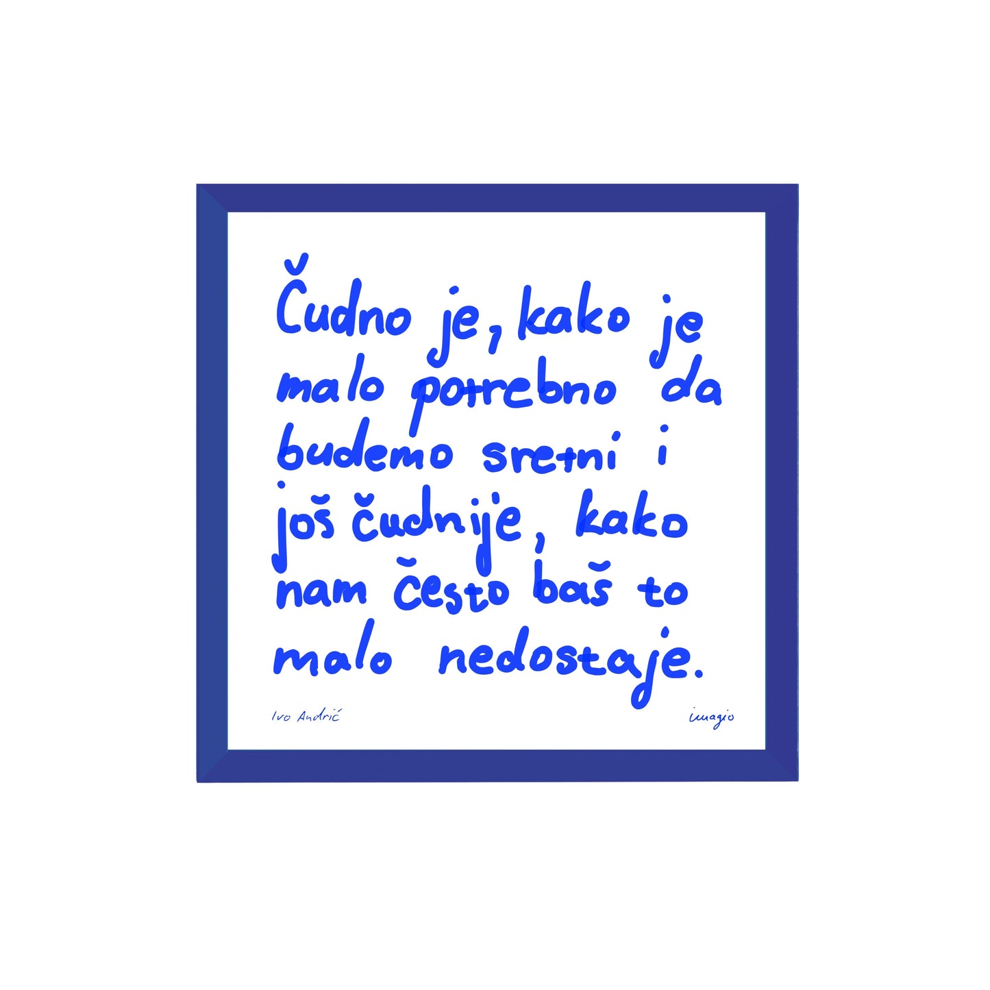 Miniature - The Script - Ivo Andrić "Čudno je, kako je malo potrebno..."