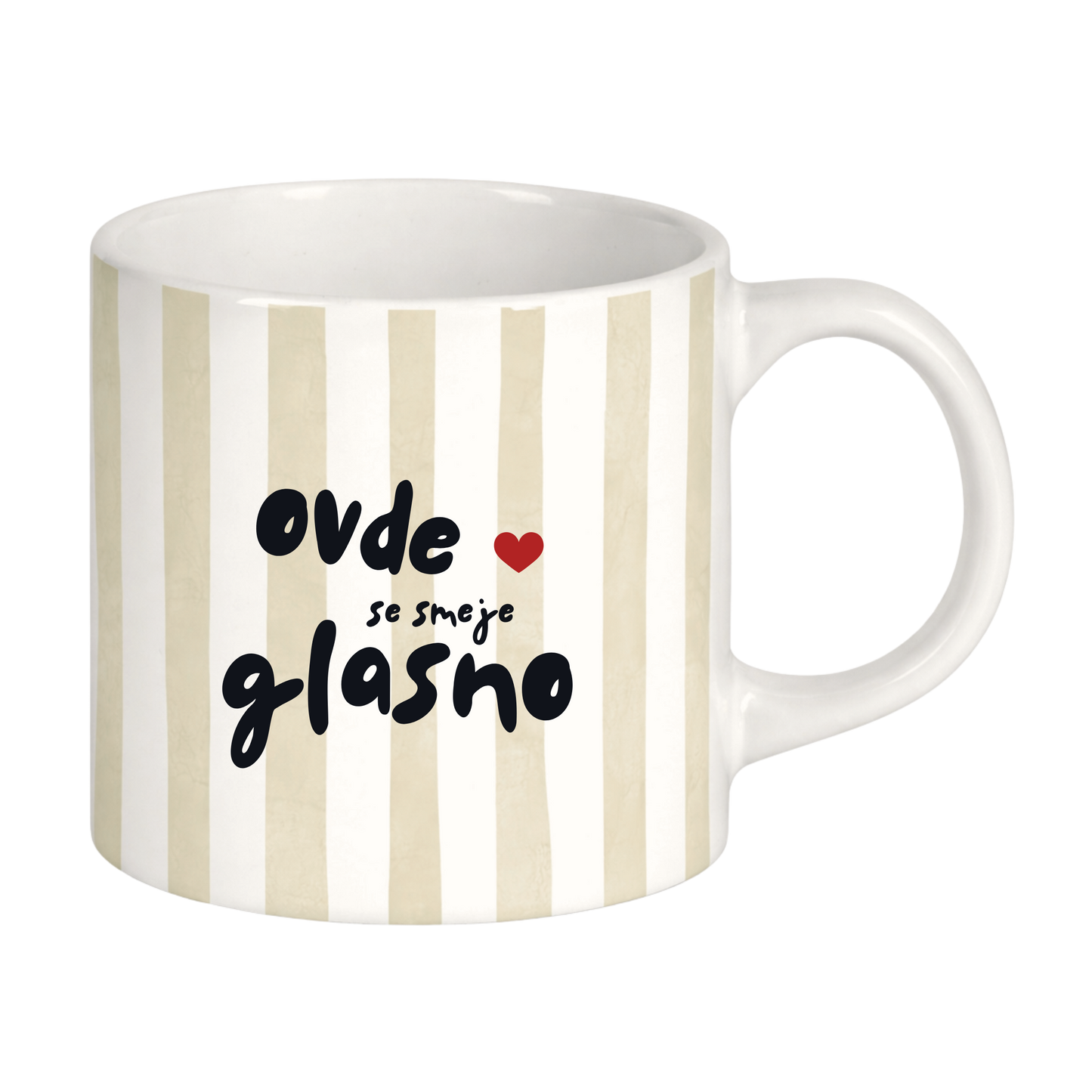 Mug - Duo set "Ovde se smeje glasno" - 2 x 200ml