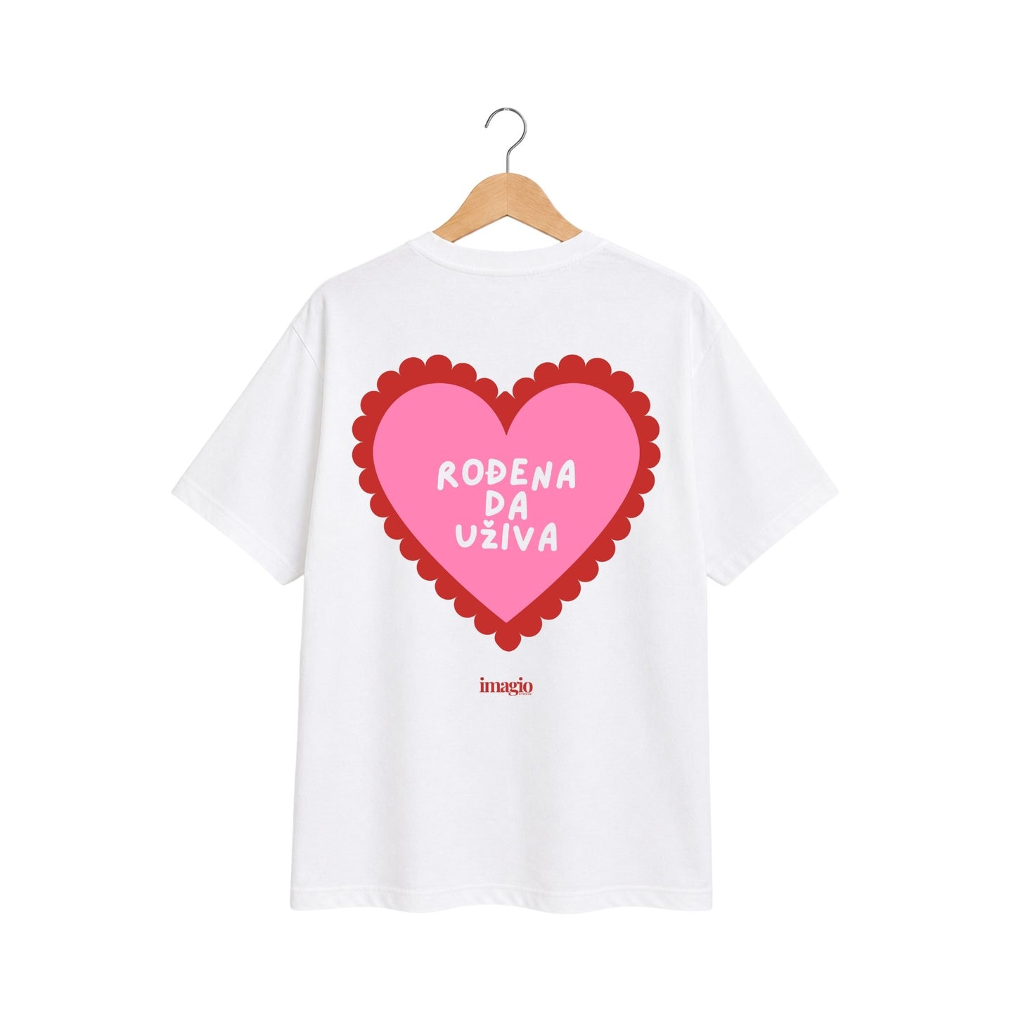 Preorder - T-Shirt -  Rodjena da uživa