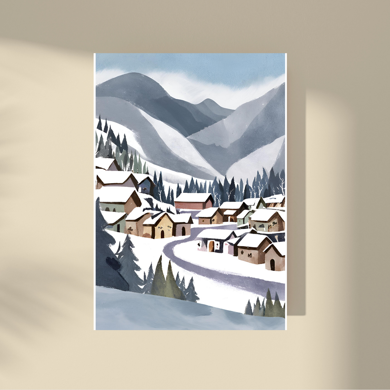 Snowy Mountain Village #3