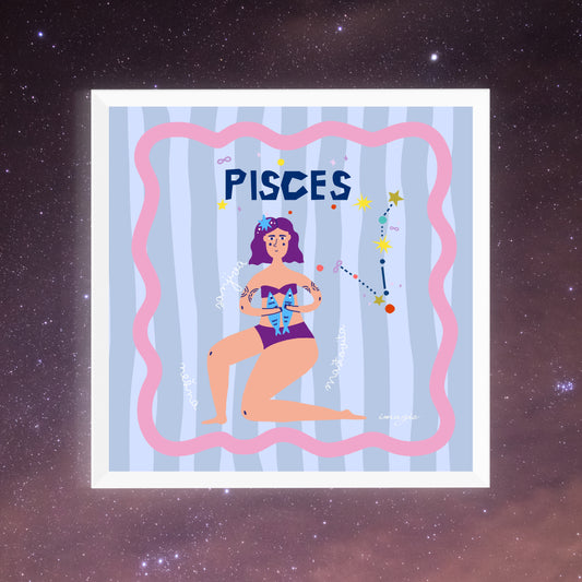 Framed Art Pisces 27x27 / 42x42 cm