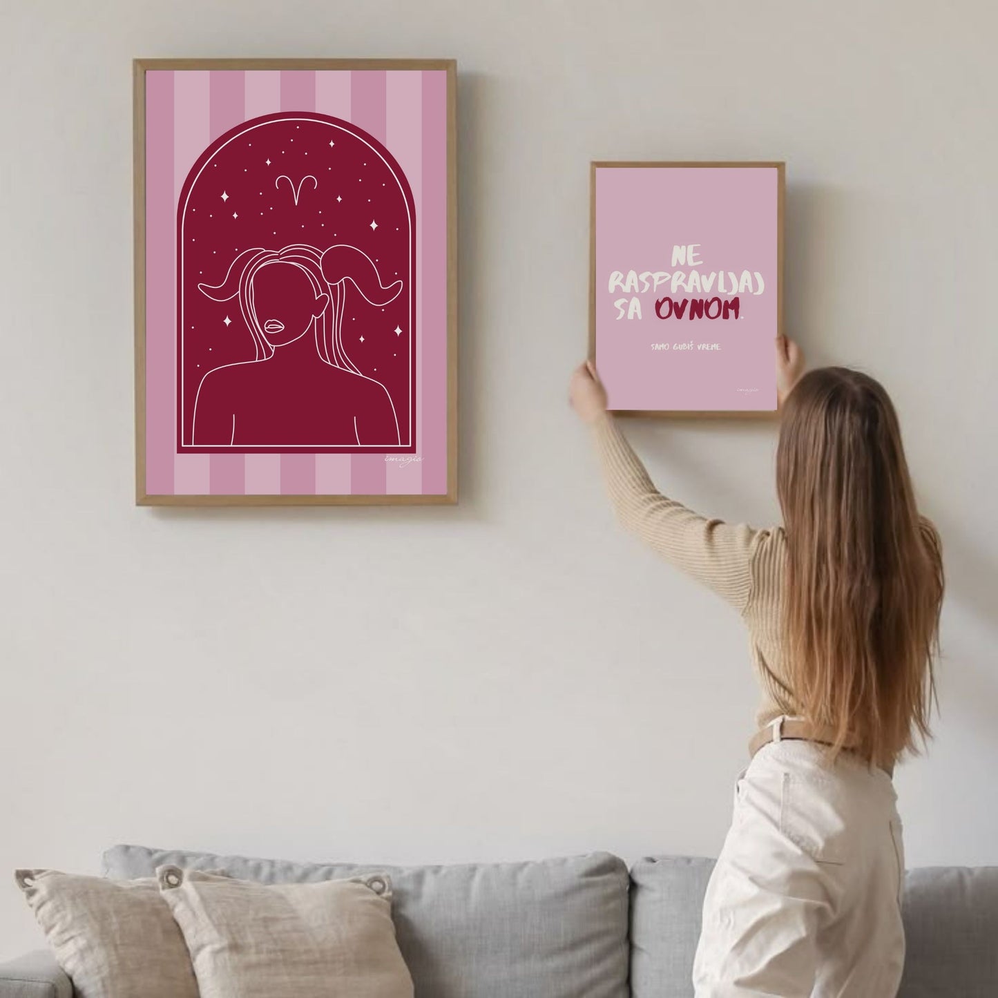 Aries Poster - Told by the Stars