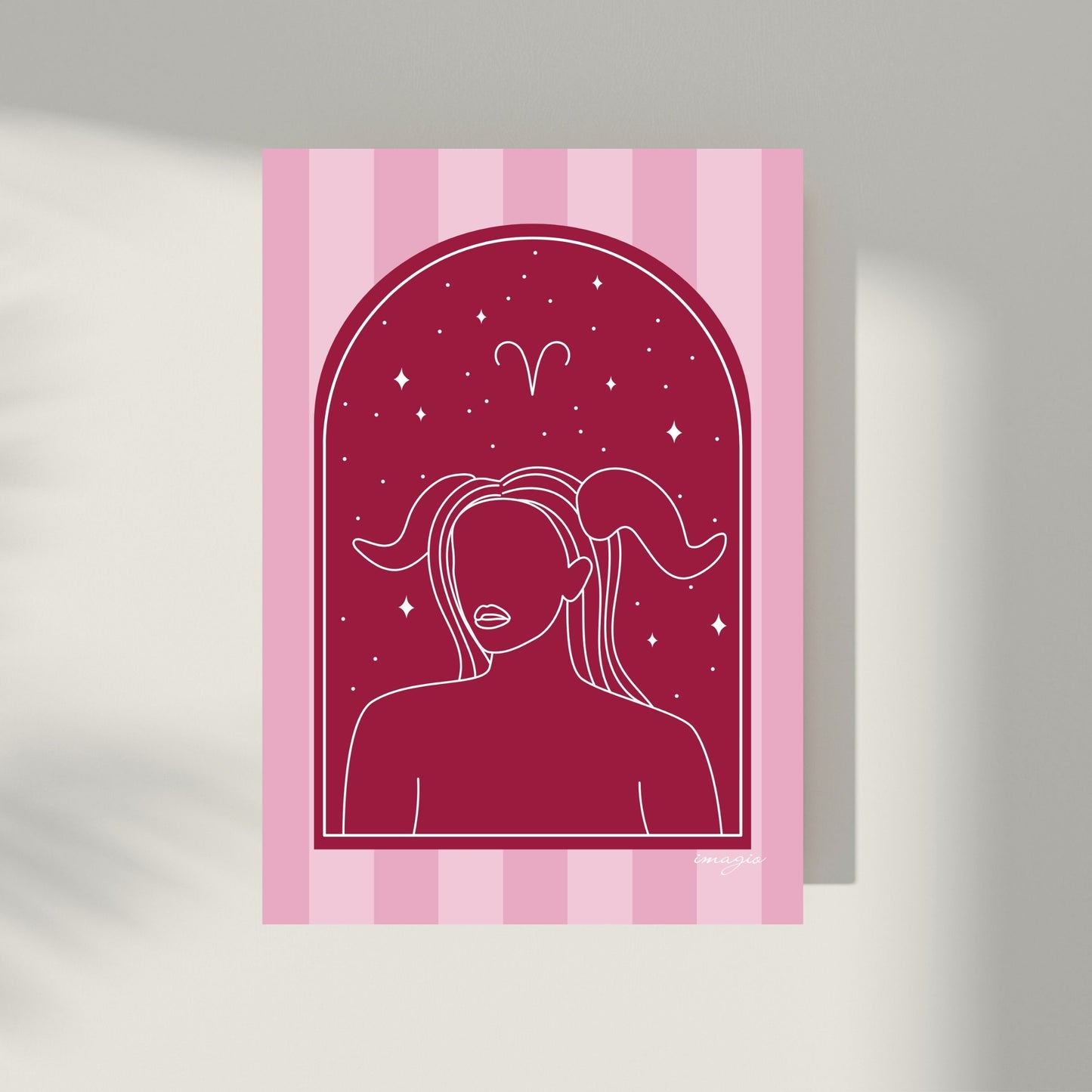 Aries Poster - Told by the Stars