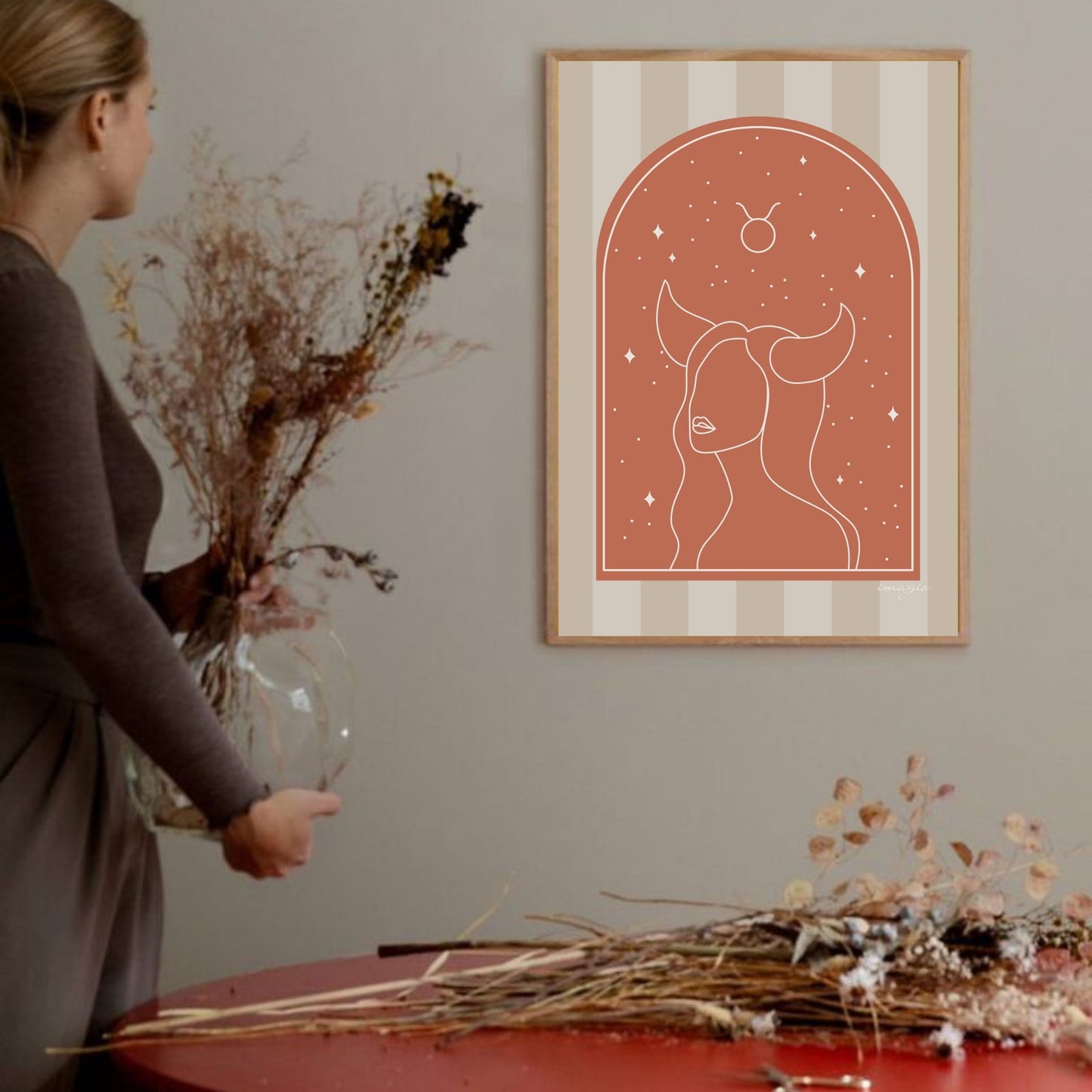 Taurus Poster - Told by the Stars