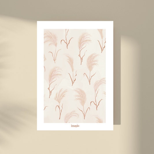 Wheat Pattern - Warm Beige